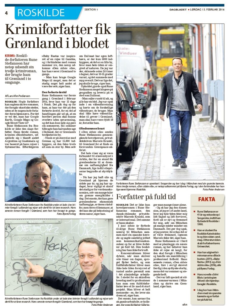 Dagbladet Roskilde 13.02.2016